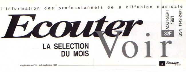 [&Eacute;couter Voir n&deg;8]
