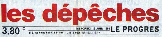 [Les D&eacute;p&ecirc;ches du 19 juin 1991]